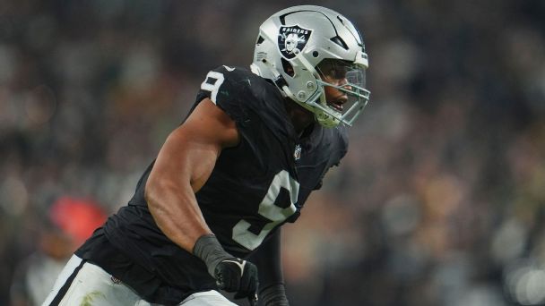 Raiders hope first-rounder Tyree Wilson can blossom down the stretch