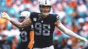 Raiders pass-rusher Maxx Crosby held out of practice due to knee injury