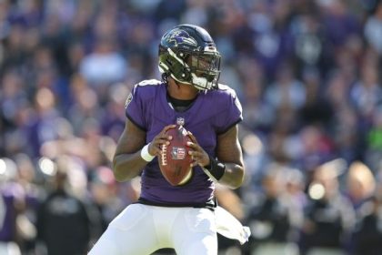 Ravens QB Jackson says left ankle is '100%'