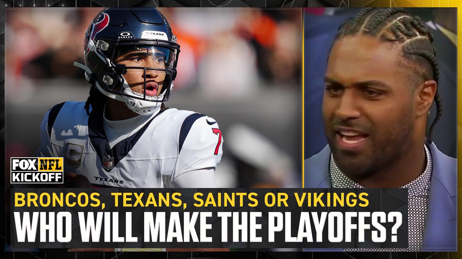 Who will make the playoffs: Vikings, Broncos, Texans or Saints? 