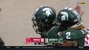 Sam Leavitt finds Montorie Foster Jr. for a 25-yard TD to extend Michigan State's lead vs. Nebraska