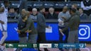 Seton Hall head coach Shaheen Holloway gets HEATED in a physical postgame handshake line with Wagner coach Donald Copeland