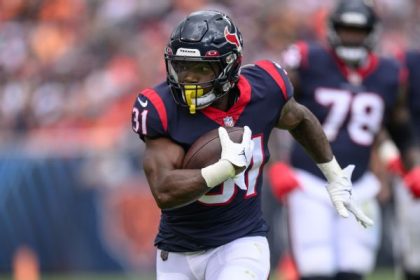 Texans RB Pierce out vs. Bucs with ankle injury