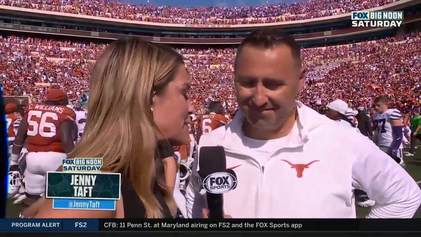 'We just continued to fight' – Texas HC Steve Sarkisian 