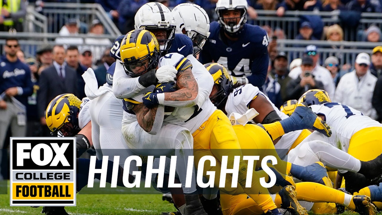 No. 3 Michigan vs. No. 10 Penn State highlights