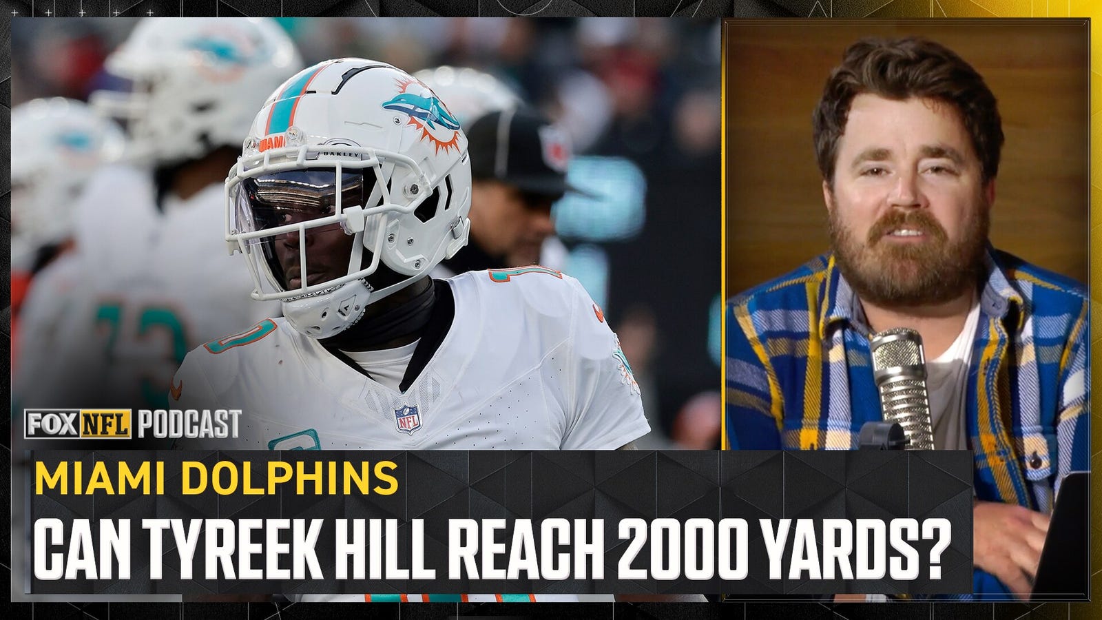 Can Tyreek Hill become the first receiver to reach 2,000 yards in a season?