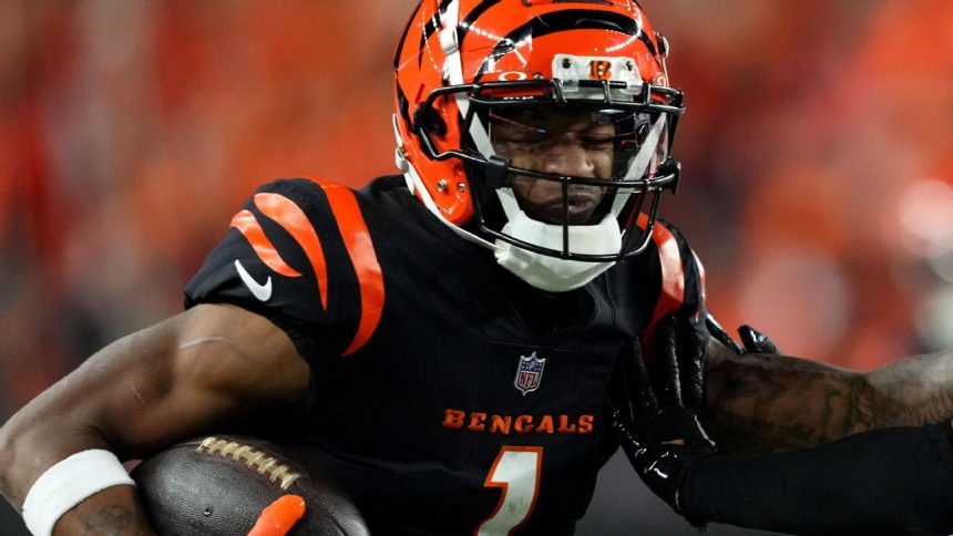 Bengals' Chase (ankle) "100%" playing Saturday