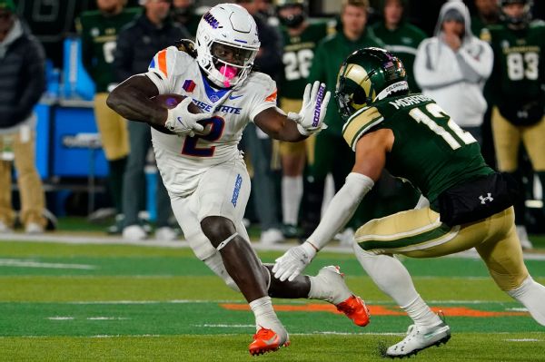 Boise State RB Jeanty to return: 'Bronco for life!'