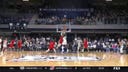 Butler's Jahmyl Telfort drills a 3-pointer to beat the halftime buzzer vs. Saginaw Valley State