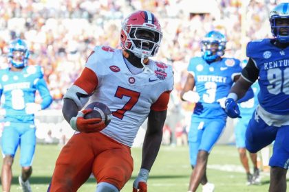 Clemson wins Gator Bowl behind RB's record day