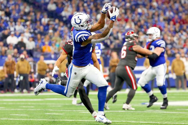 Colts WR Pittman ruled out after protocol relapse