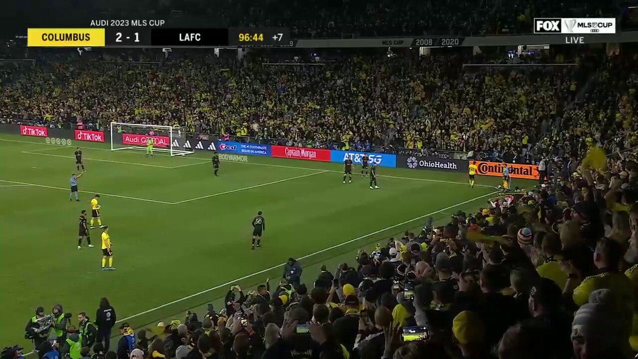 Columbus celebrates after winning their third MLS Cup