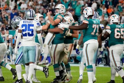 Dolphins secure playoff berth on last-second kick