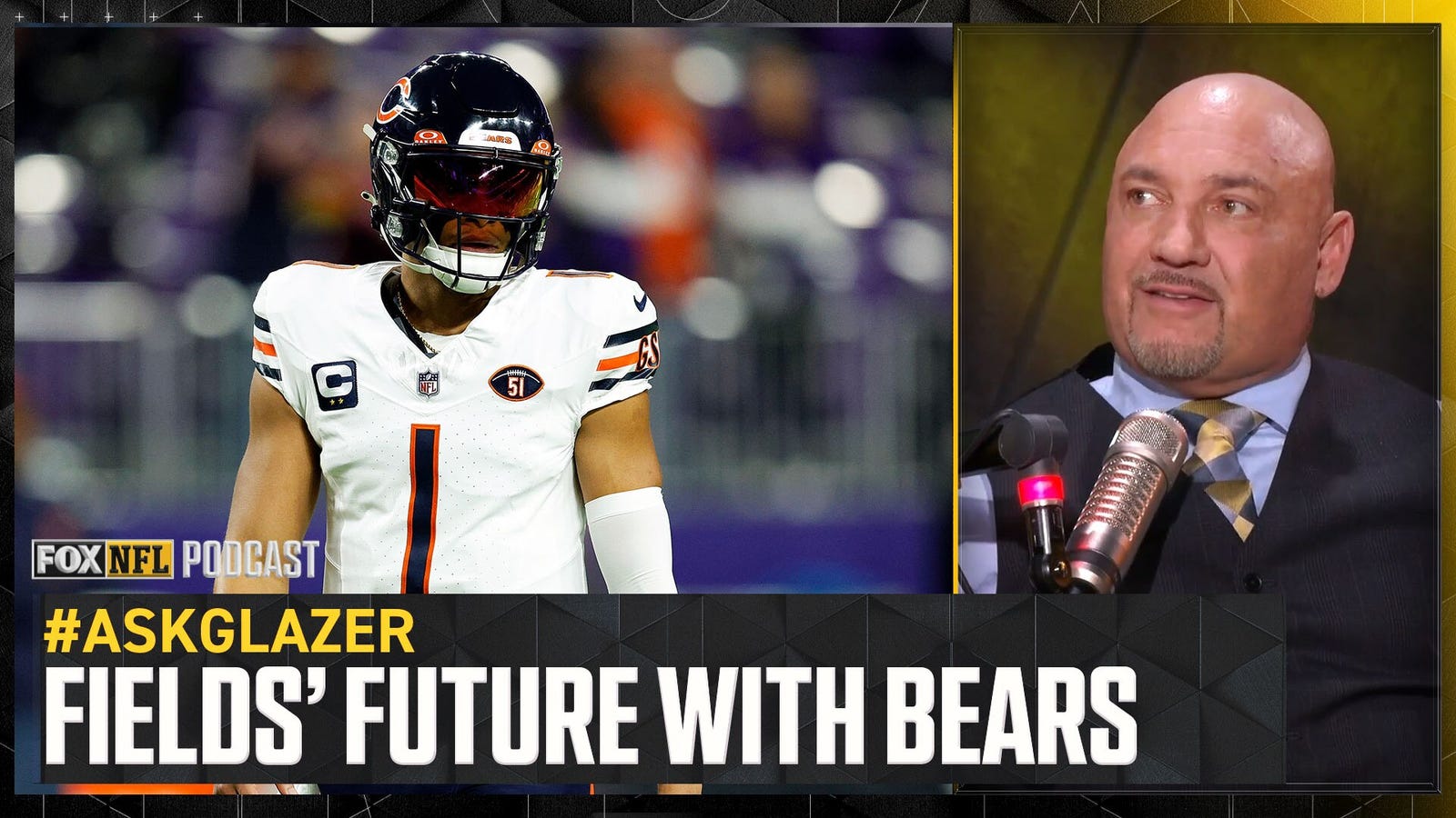 Jay Glazer on Justin Fields' future; Giants moving off of Daniel Jones?