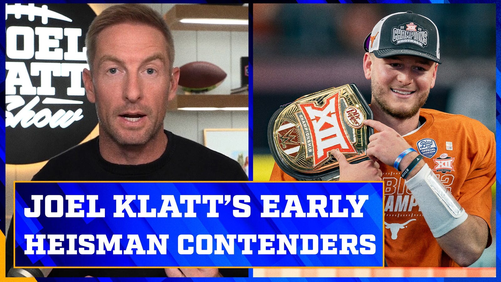 Quinn Ewers and Jalen Milroe in Joel Klatt's top 5 2024 Heisman Contenders 