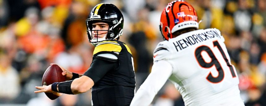 Mason Rudolph and George Pickens lead Steelers in rout of Bengals