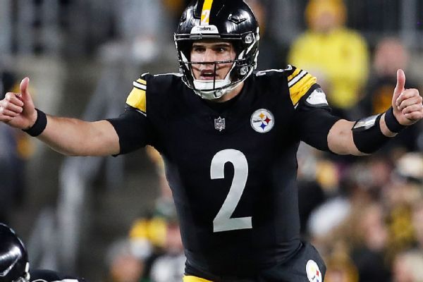 Steelers QB Rudolph to make 2nd straight start