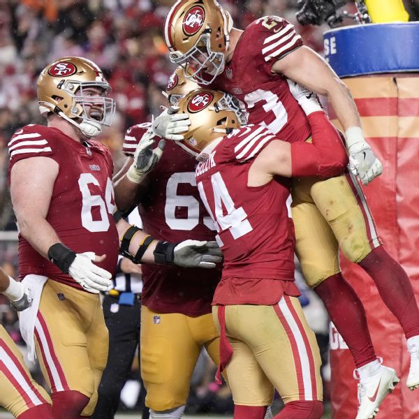 49ers one win from Super Bowl after 'team effort'
