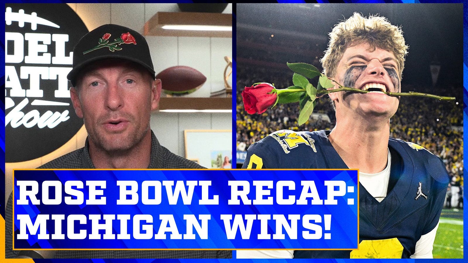 Michigan defeats Alabama in Rose Bowl, advances to the National Championship 