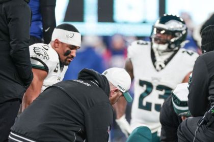 Brown hurt as Eagles' get-right hopes go wrong