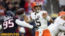 Browns at Texans: veteran Flacco vs. rookie Stroud, who wins? | Undisputed