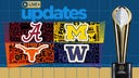 CFP live updates: Washington and Texas tied at 14-14; Michigan beats Alabama in OT