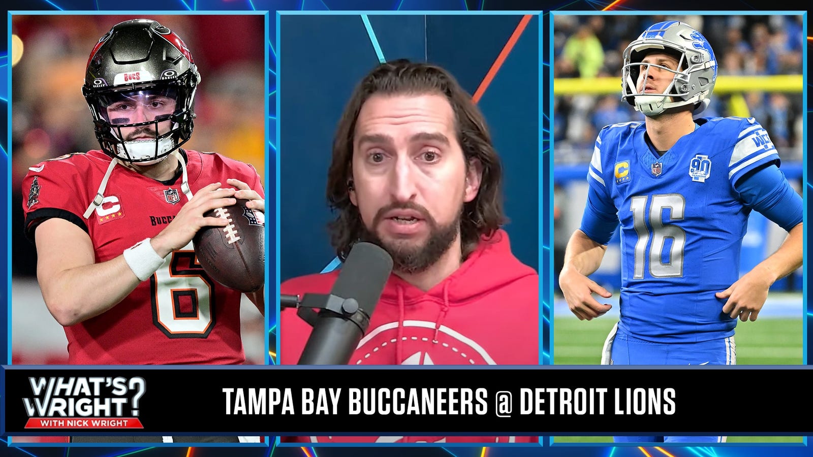 Trust Baker Mayfield’s Bucs against Detroit Lions? | What’s Wright? 