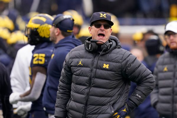Falcons latest to interview Harbaugh for opening
