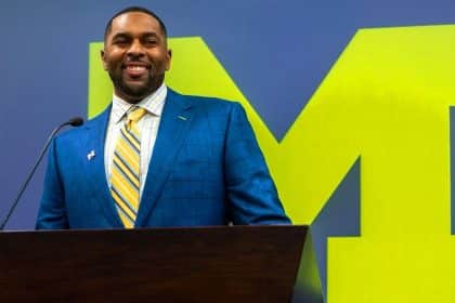 Harbaugh: Moore 'only person' to take over U-M