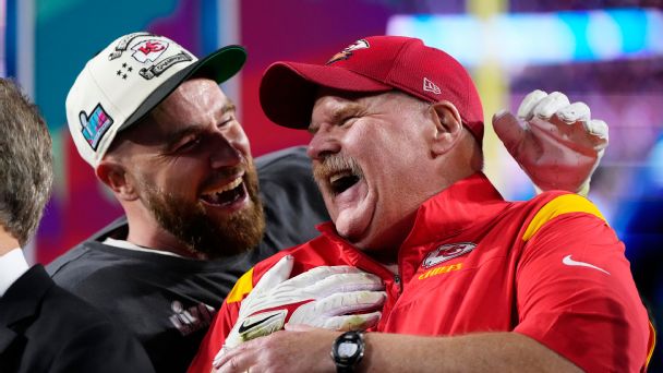 'He lets Travis be who he is': How Chiefs coach Andy Reid unlocked Travis Kelce