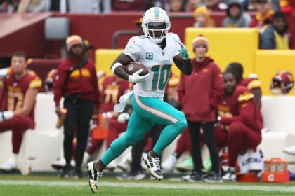 Hill back at Dolphins practice after fire at home