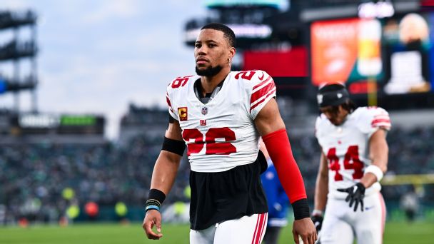 Is Saquon playing in his final game as a Giant?