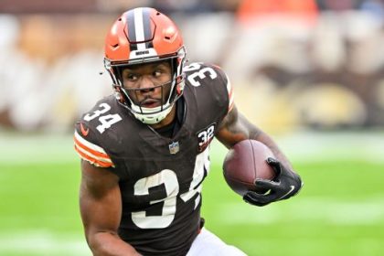 'It took a lot of feet to fill his shoes': Browns keep running without Chubb