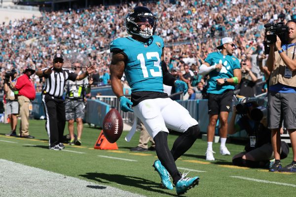 Jags activate WR Kirk, still game-time decision