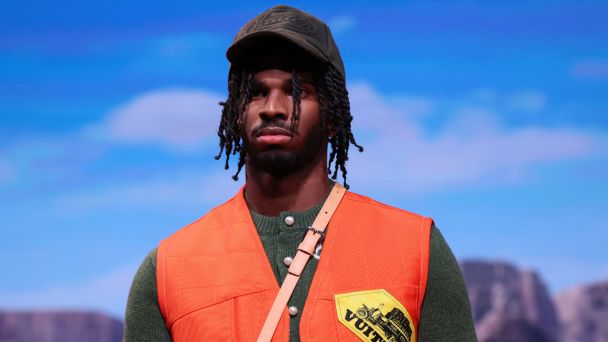 Sanders brothers model in Louis Vuitton fashion show in Paris