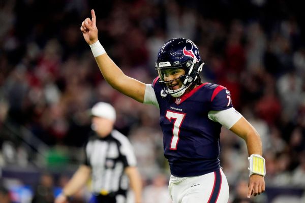 'Special' Stroud propels Texans to wild-card win