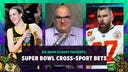 Best Super Bowl cross-sport prop bets ft. Travis Kelce and Caitlin Clark | Bear Bets