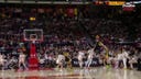 Caitlin Clark knocks down a CLUTCH 3-pointer as Iowa builds lead vs. Maryland