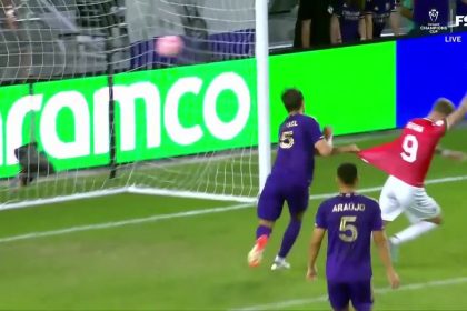 Calvary FC's Myer Bevan completes a gorgeous goal to tie the game vs. Orlando City.