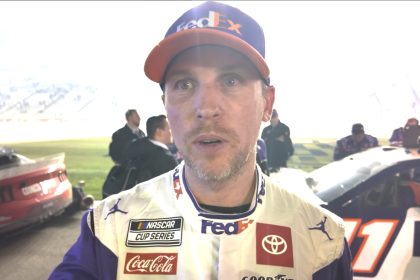 Denny Hamlin discusses his crash 'trifecta' in each stage of the Ambetter Health 400 | NASCAR on FOX