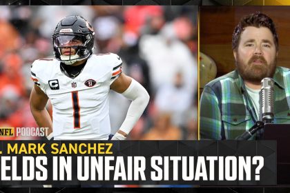 Has Justin Fields been given an unfair situation surrounding the Chicago Bears? | NFL on FOX Pod