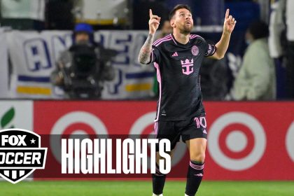 Inter Miami's Lionel Messi scores the equalizer vs. LA Galaxy in 92' | MLS on FOX