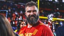 Jason Kelce returns young fan's 'lucky mask' worn at Super Bowl afterparty