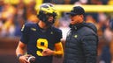 Jim Harbaugh predicts Michigan's J.J. McCarthy will be first QB taken in draft