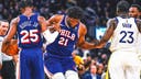 Joel Embiid will reportedly sit out Thursday; MRI and further evaluation needed after leg injury