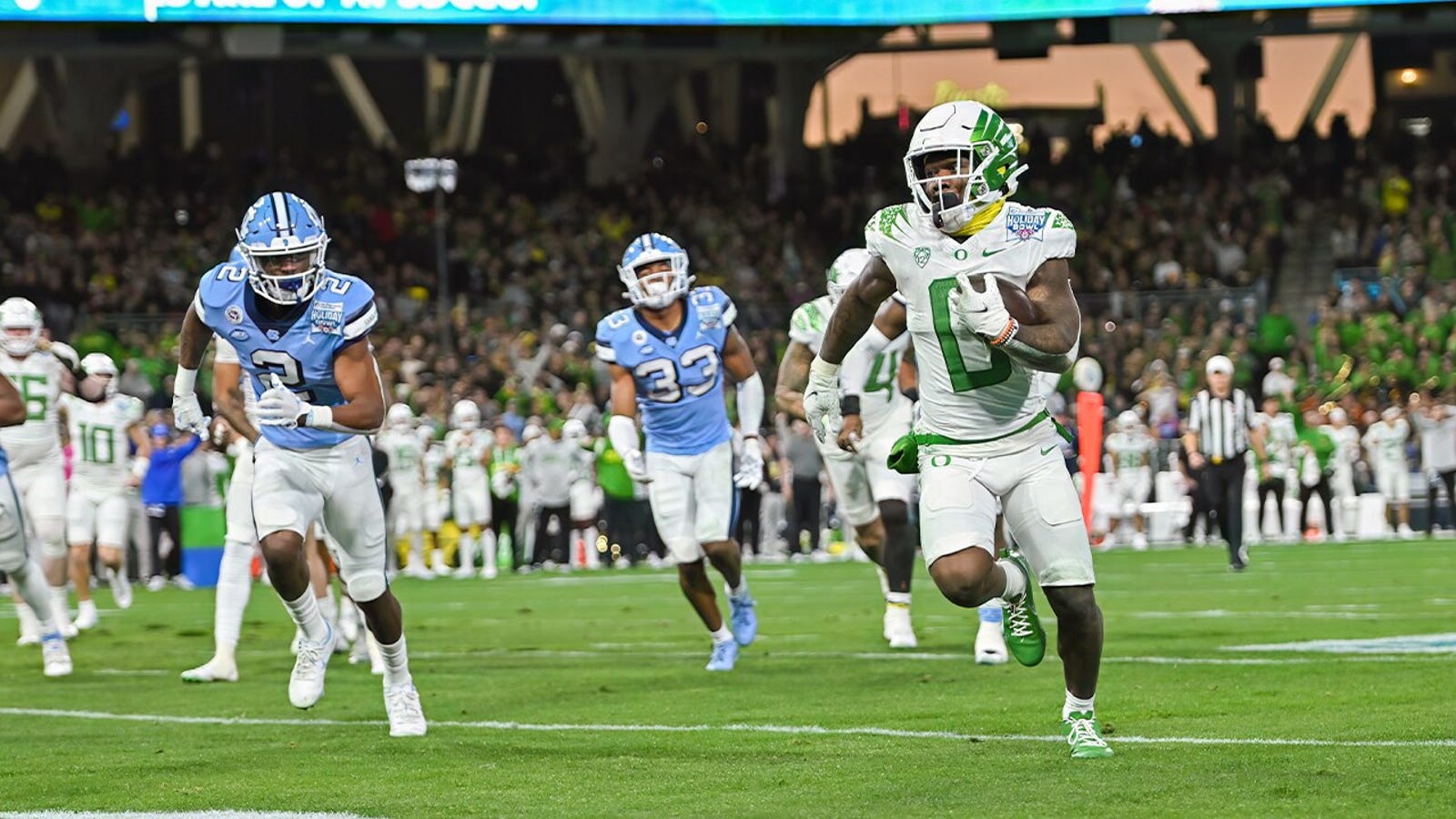 No. 15 Oregon Ducks vs. North Carolina Tar Heels Highlights | Holiday Bowl