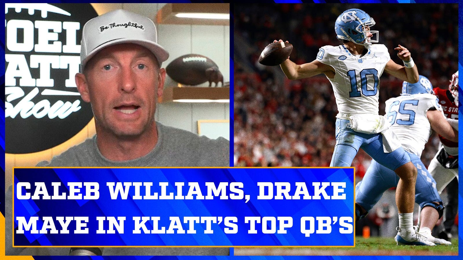 Caleb Williams and Drake Maye in Joel Klatt’s top 5 QBs in 2024 NFL Draft 