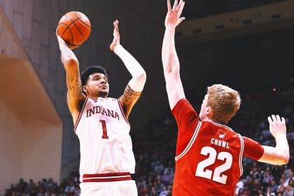 Kel’el Ware helps Indiana outlast Wisconsin 74-70 in game delayed by fire alarm in second half