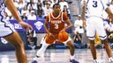 Max Abmas moves past Oscar Robertson in scoring as Texas throttles West Virginia