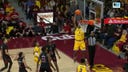 Minnesota's Elijah Hawkins sets up Joshua Ola-Joseph for a NASTY alley-oop against Rutgers